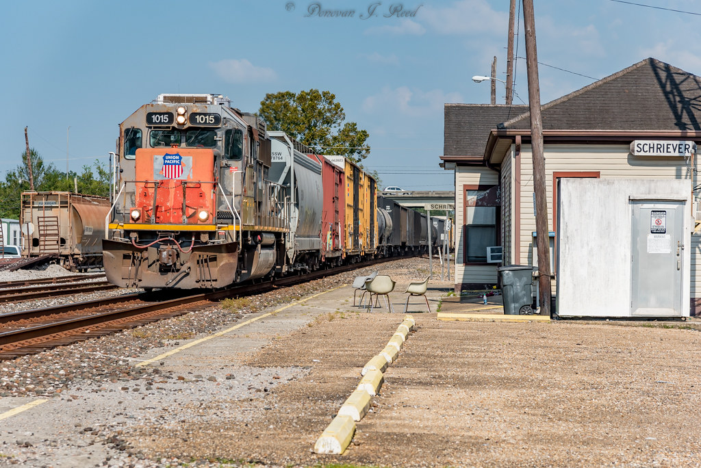 BNSF Lafayette Sub Schriever, LA UP1015 Donovan Reed Flickr