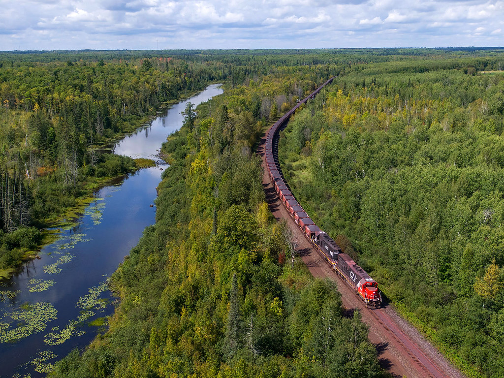 CN DM&IR 409 South along Artichoke River Alborn MN Flickr