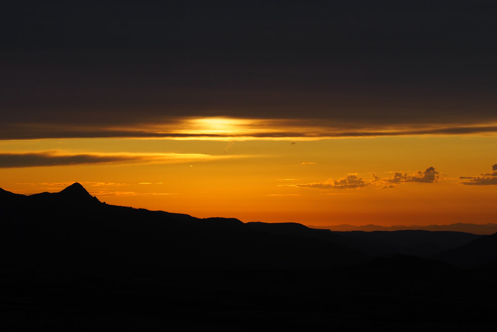 Unaltered Sunset Picture Windy Ridge Lookout. Near Mount S… Flickr