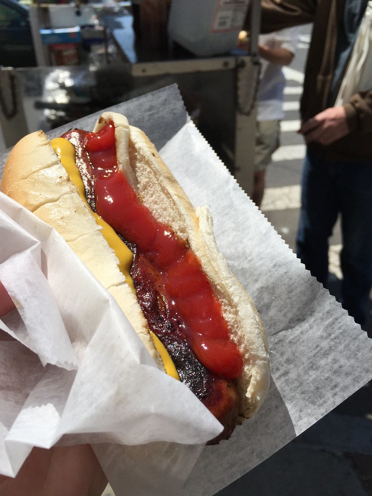 Hot dog outside Fenway Park Boston DeniseMarie Ordway Flickr