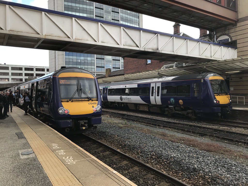 NT 170472 and 170458 Harrogate train station Northern Ra… Flickr
