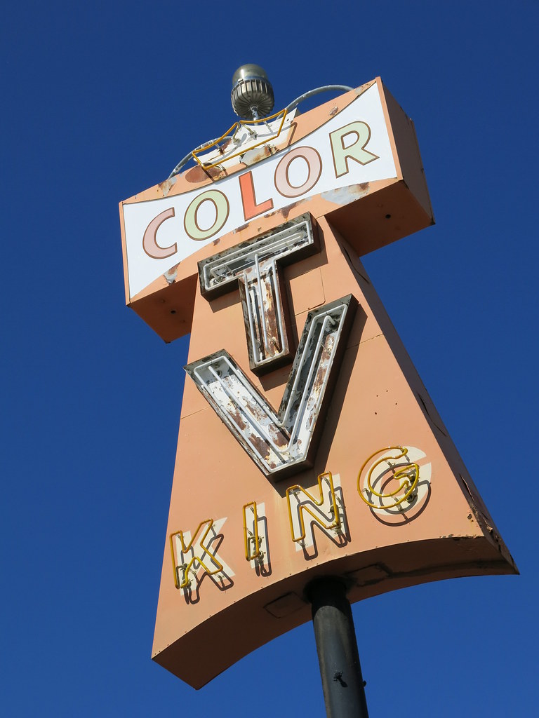 Color TV King Sign Tucson, AZ 2420 N. Campbell Ave., Tuc… Flickr