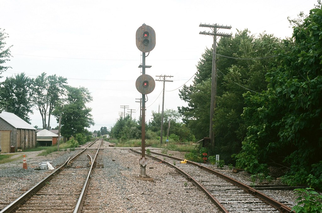 Indiana & Ohio Railroad Hamler, OH Northward view on the… Flickr