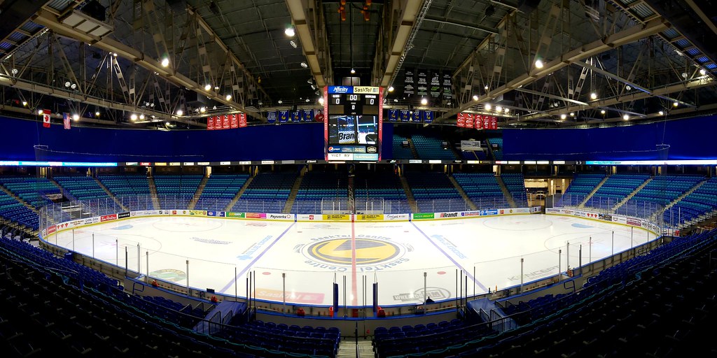 Saskatoon Blades Sasktel Centre Rink Sasktel Centre Cap… Flickr