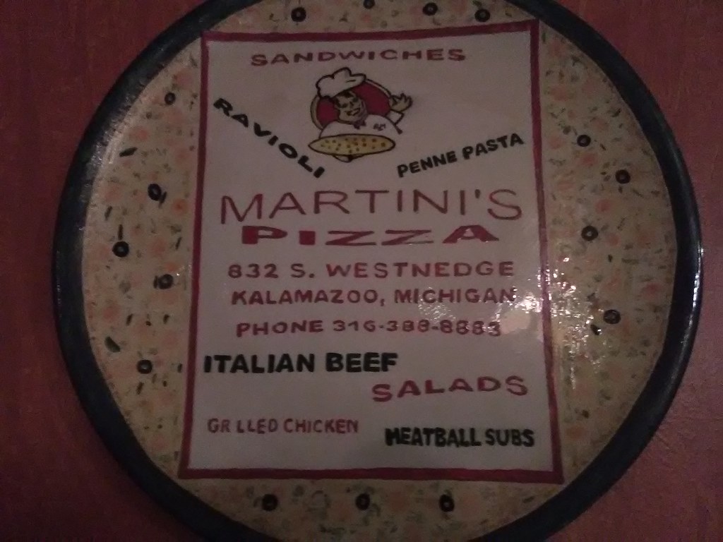 pizza sign Martini's Kalamazoo Kzoo Cowboy Flickr