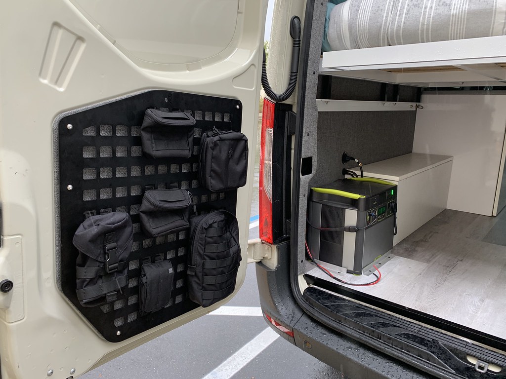 New Rear Door Molle Aluminum Storage Panels, VS30