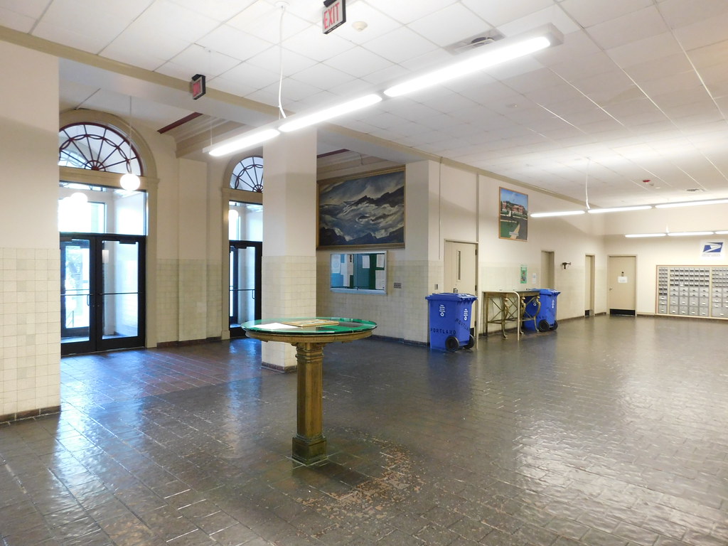 Portland, Maine Post Office Mural New Deal mural entitled … Flickr