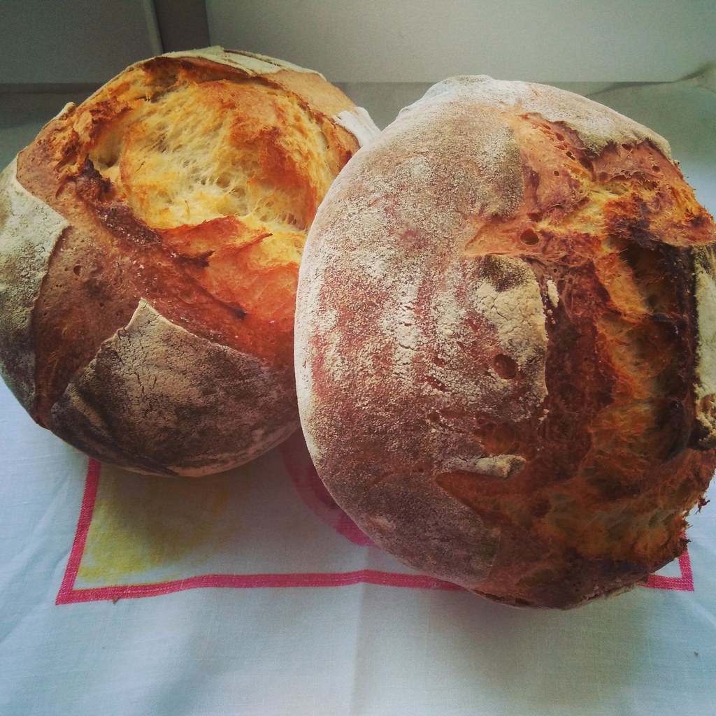 Wheat bread without yeast Wheat bread on rye bread. Made b… Flickr