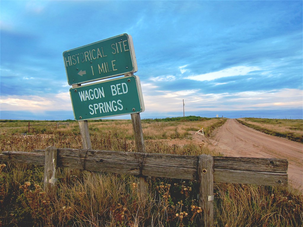 Wagon Bed Springs Santa Fe Trail Historic Site Sign Sull… Flickr