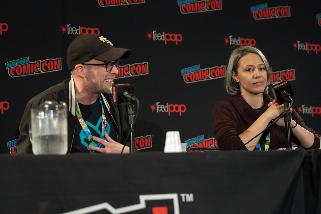 Dan Murrell and Mara Knopic From the Screen Junkies panel … Flickr