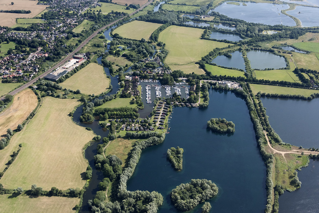 Buckden Marina in Cambridgeshire aerial image Aerial vie… Flickr