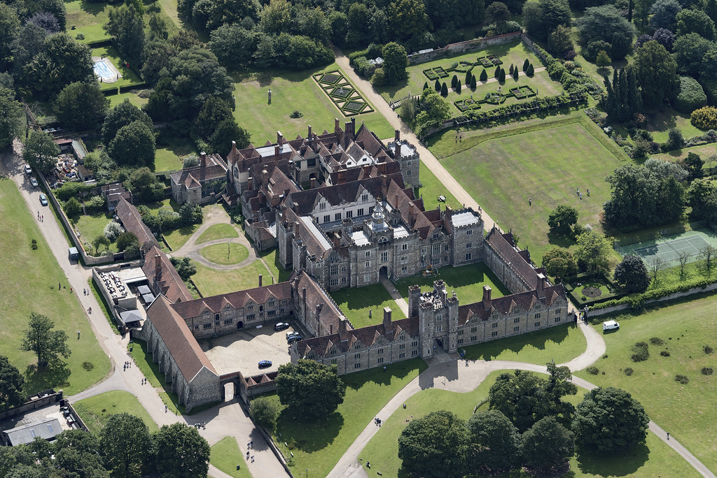 Knole National Trust country house & park Kent UK aerial… Flickr