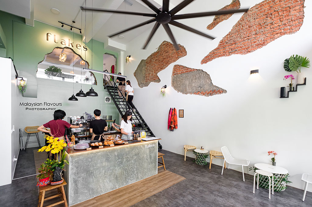 Flakes, The Hub SS2 PJ Croissant Brunch & Coffee Malaysian Flavours