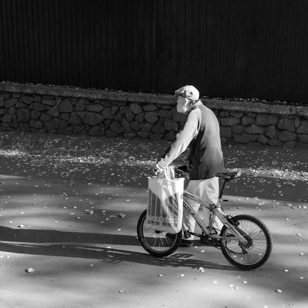 An old man with a bicycle man_from_siberia Flickr