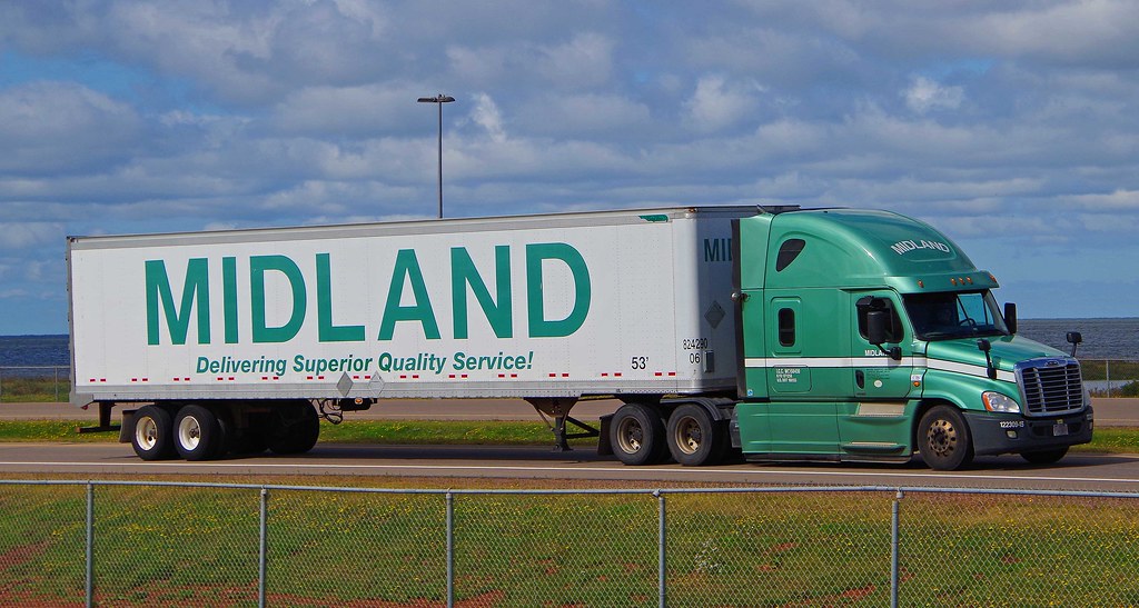 FREIGHTLINER MIDLAND Transport New Brunswick Canada Flickr