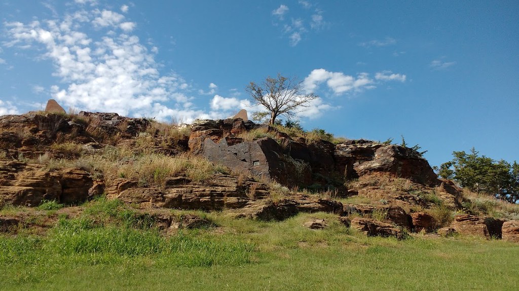 Pawnee Rock State Park Pawnee, Kansas Much of Pawnee Roc… Flickr
