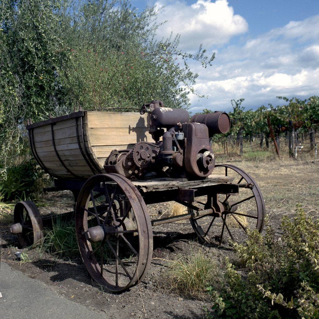 Mechanized Agriculture Invention of this grape crushing co… Flickr