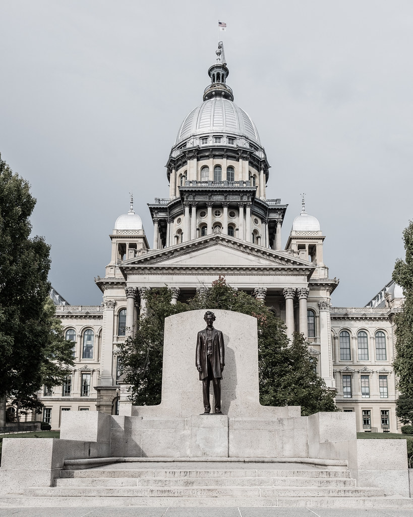 Statue of Abraham Lincoln, Illinois State Capitol 9/27/19 Flickr