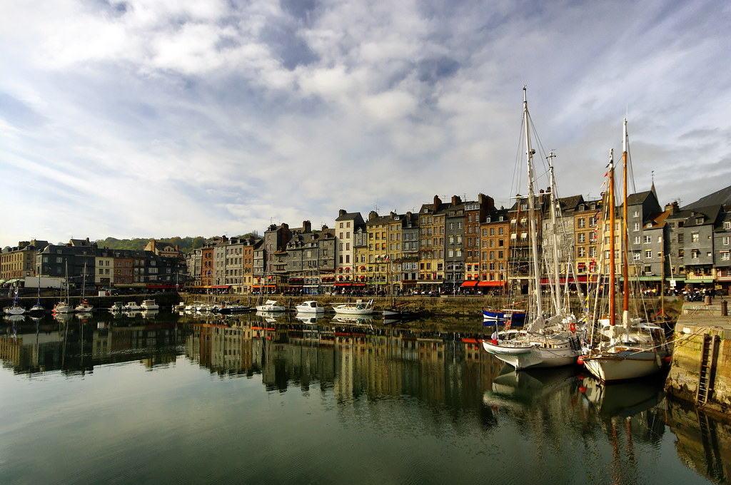 Honfleur harbor Normandy landscape site / Print / Buy hassan