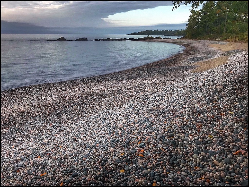 Lake Superior, ON, Canada pebble beach, Batchawana Bay Flickr