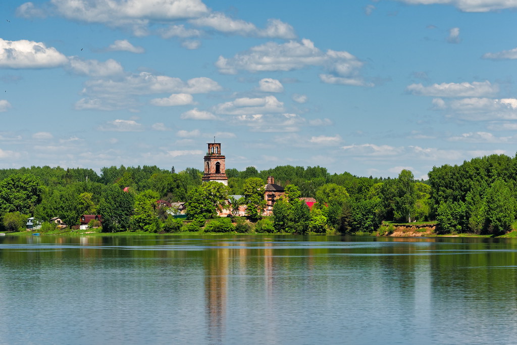 Volga River 201 Volga River. Ustye. Church of the Theotoko… Flickr