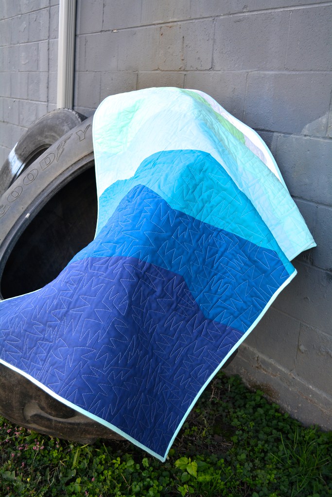 Range Quilt Pattern by Modern Handcraft. Pieced and quilte… Flickr