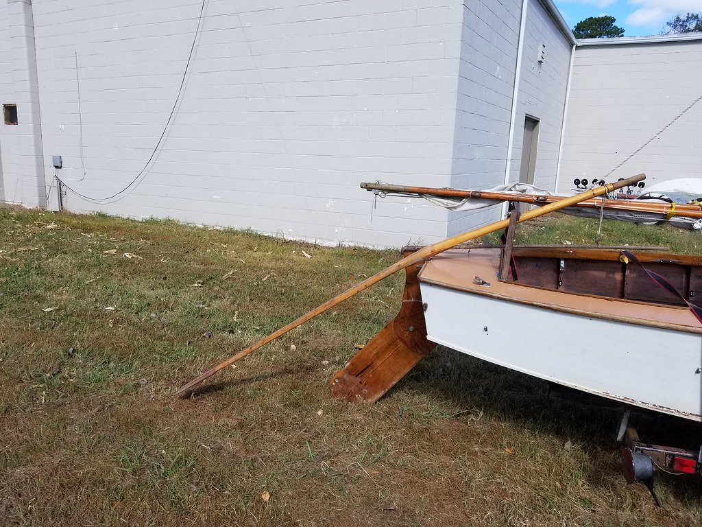 7024 Blue Jay Sailboat Vintage wooden Bluejay with traile… Flickr