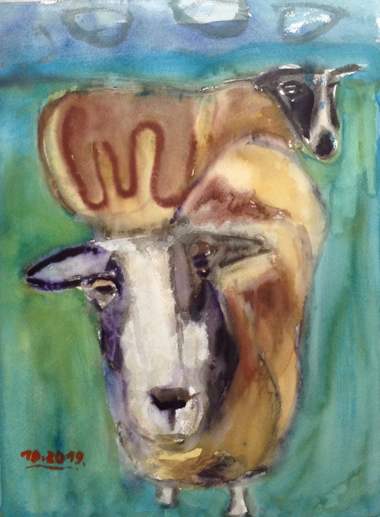 Watercolor painting on mouldmade paper 48x36cm, October 2… Flickr