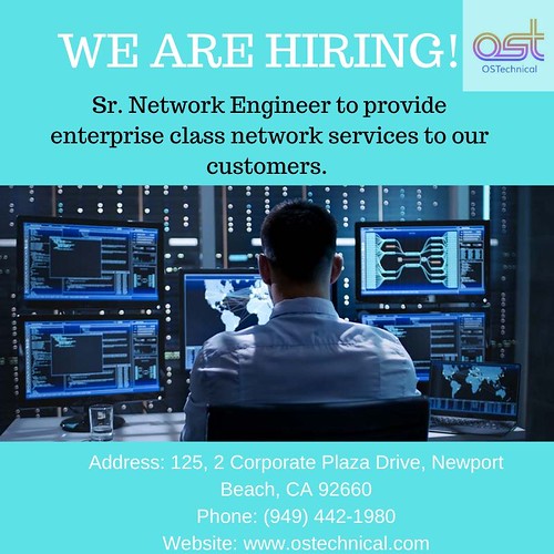 Sr. Network Engineer OS Technical is hiring for Sr. Ne… Flickr