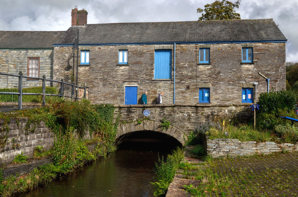 Canal wharf, Tavistock, Devon This bridge and the