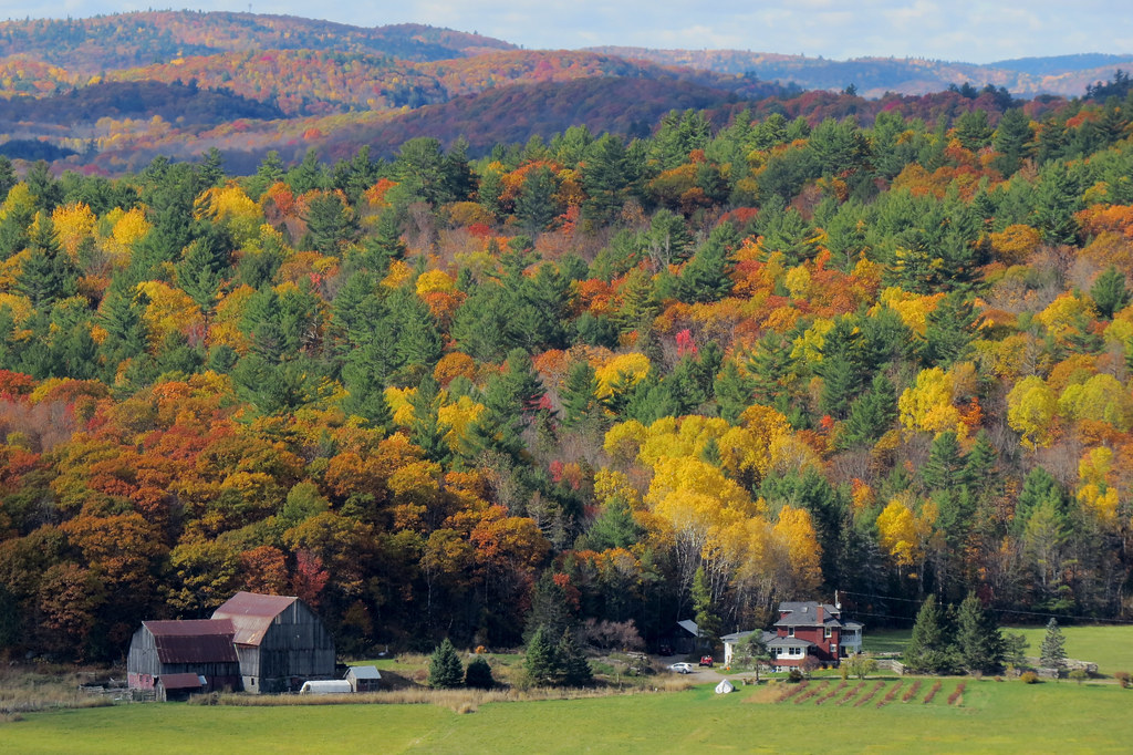The Gatineau Hills viewed from Le Belvedere in Wakefield, … Flickr