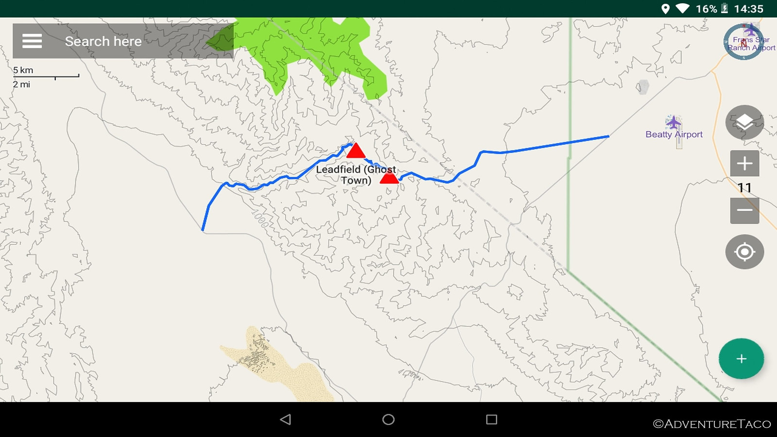 Route Planning with Backcountry Navigator XE AdventureTaco