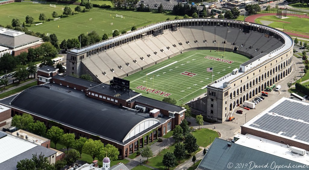Harvard Stadium Aerial at Harvard University Harvard Stadi… Flickr