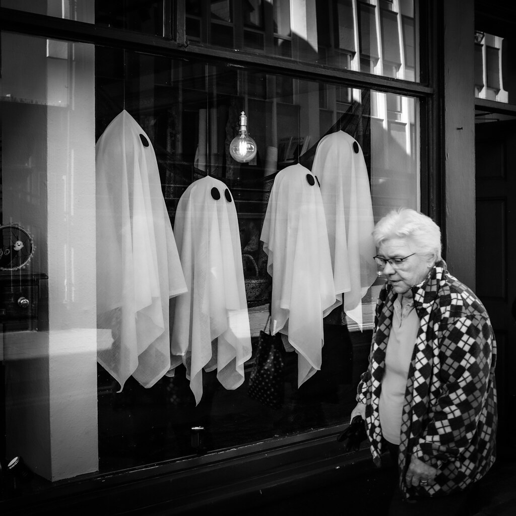 Being Watched The classic bed sheet ghost has been around … Flickr