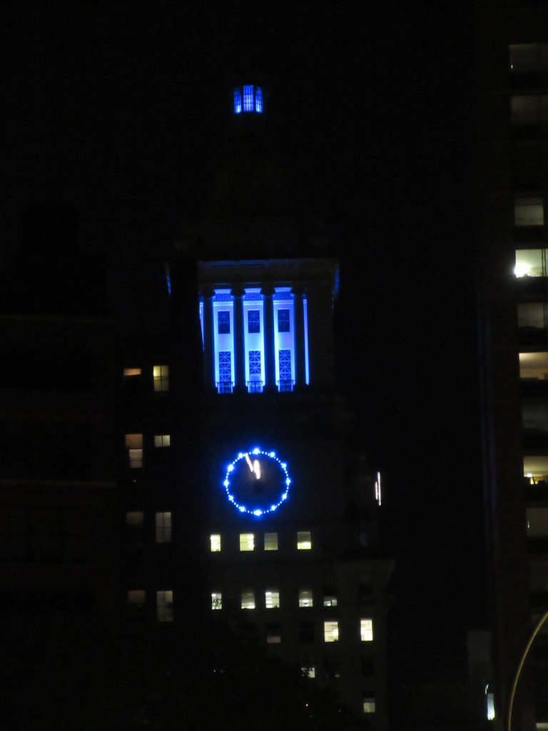 2019 Con Edison Clock Tower Blue Light NYC 7289 2019 Con E… Flickr