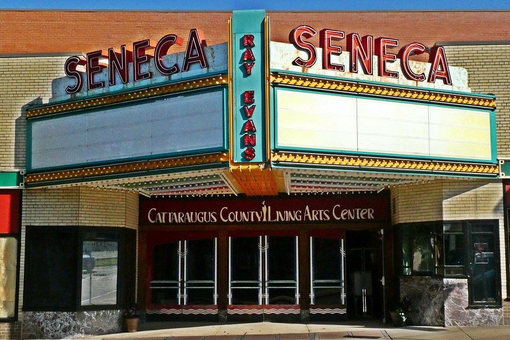 RAY EVANS SENECA THEATER MARQUEE...CATTARAUGUS COUNTY, NEW… Flickr