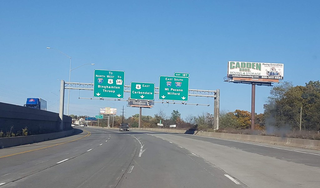 81NBExit18703 Interstate 81 Northbound at Exit 187 in Sc… Flickr