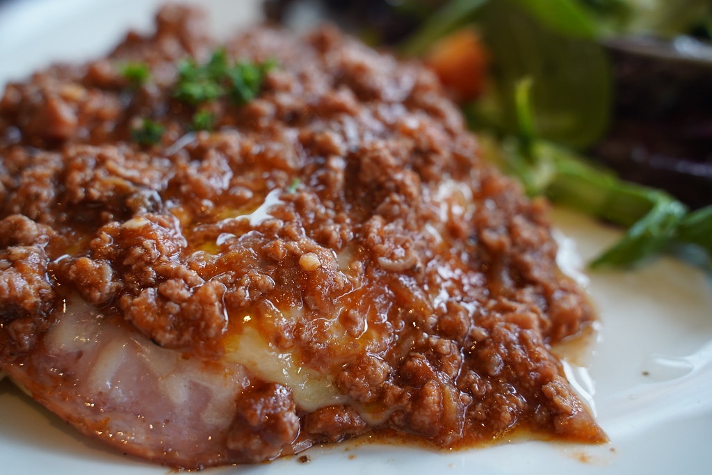 Lasagna pancakes AUD25 Pancake Parlour, East Malvern c… Flickr