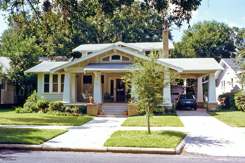 Hyde Park Bungalow, Tampa Craftsman style house. Photo was… Flickr