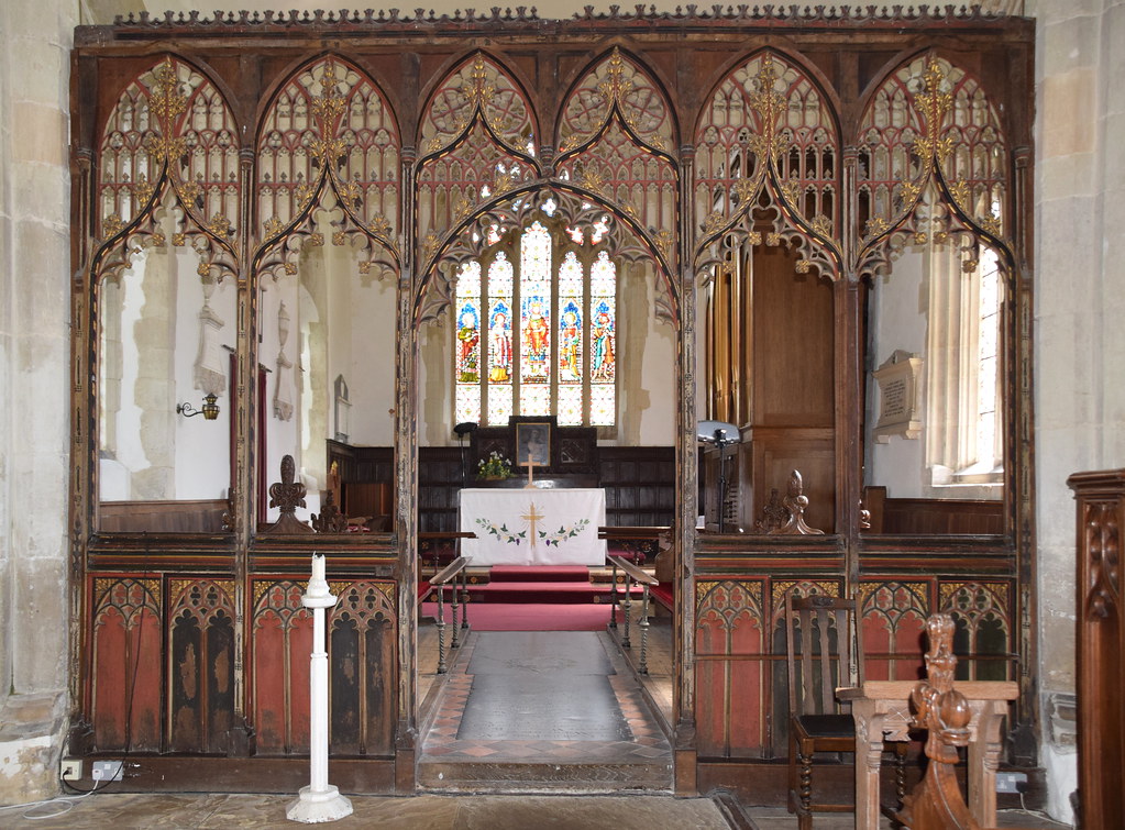 roodscreen All Saints, Drinkstone, Suffolk I've been here … Flickr