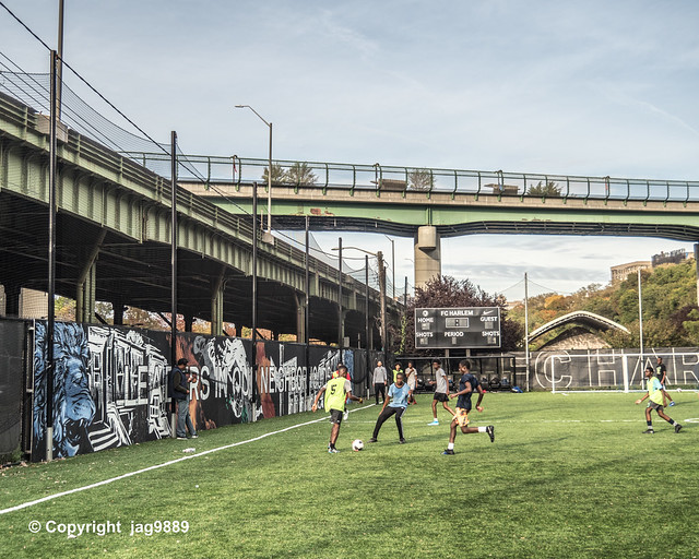 F.C. Harlem Soccer Practice Field, Riverside Park, New York City a