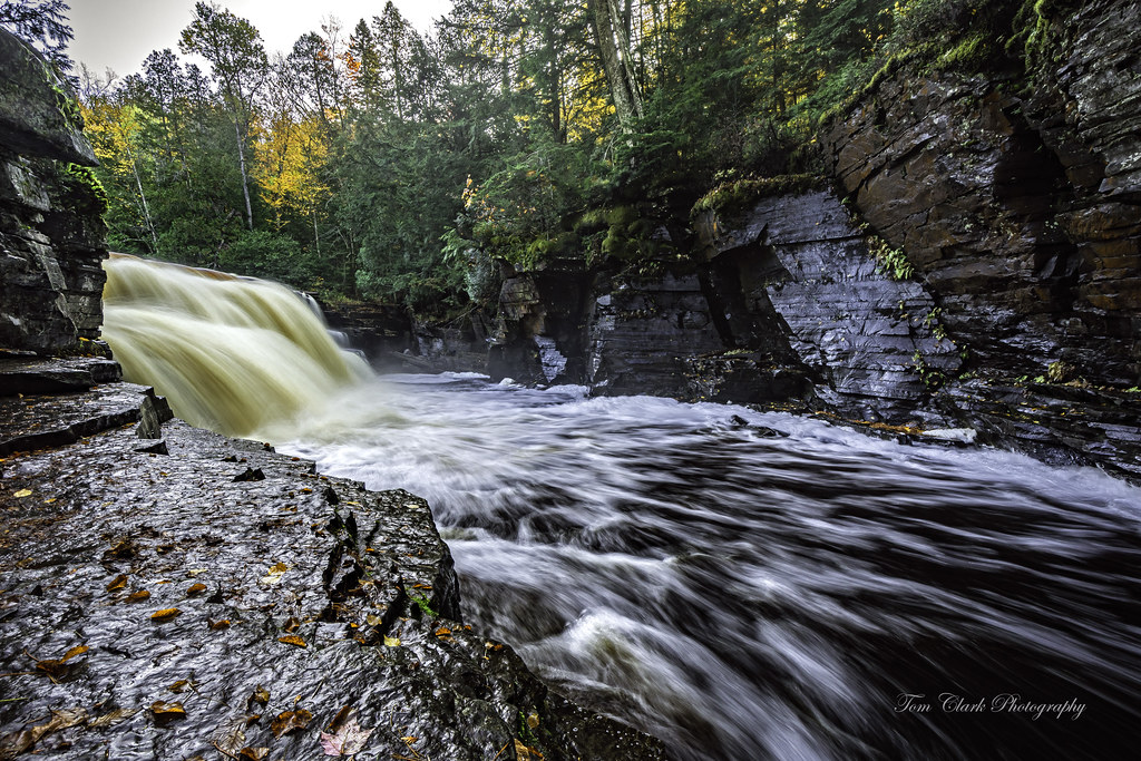 Canyon Falls on the Sturgeon River in L'Anse Township, Mic… Flickr