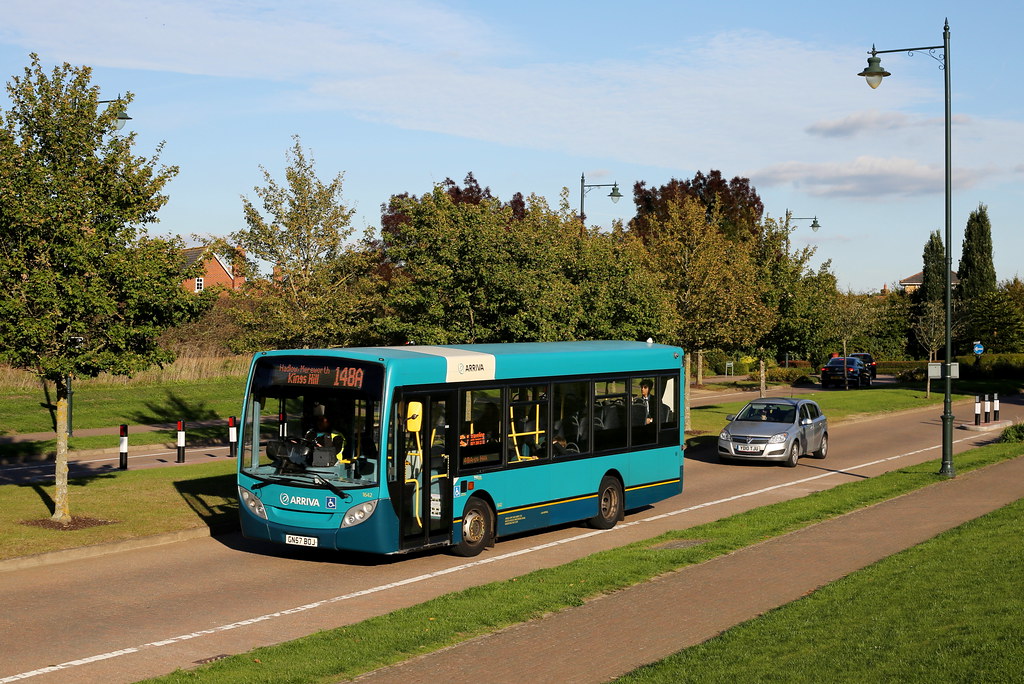 GN57 BOJ Arriva Kent & Surrey 1642 GN57 BOJ is seen on