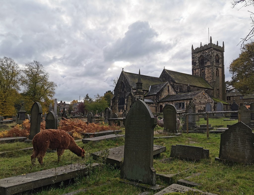 Calverley Church and one of it's Gardeners My local Church… Flickr