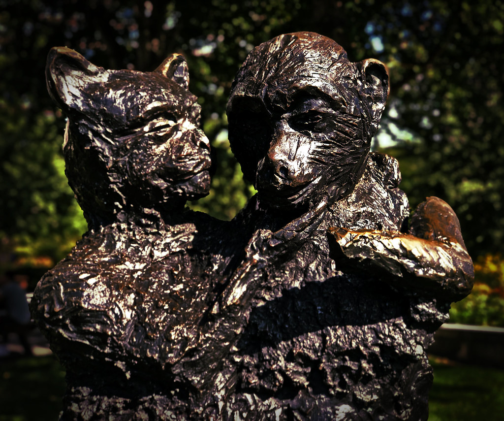Ape & Cat (At the Dance) Jim Dine at Wagner Park Battery N… Flickr