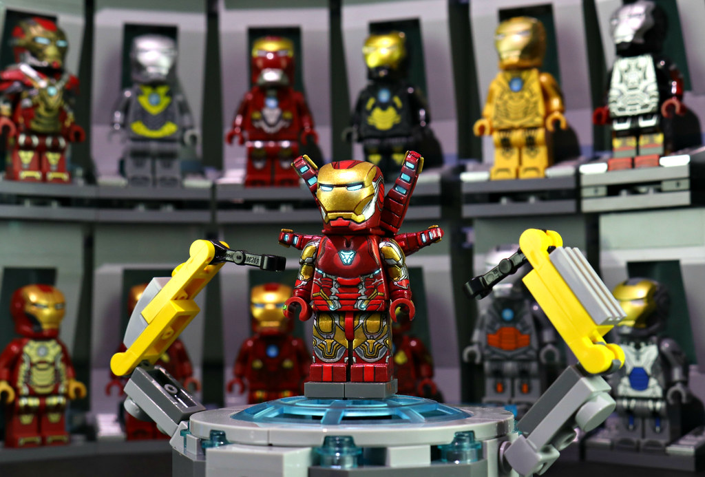 LEGO Iron Man HALL OF ARMOR 2/4 As a little side project, … Flickr