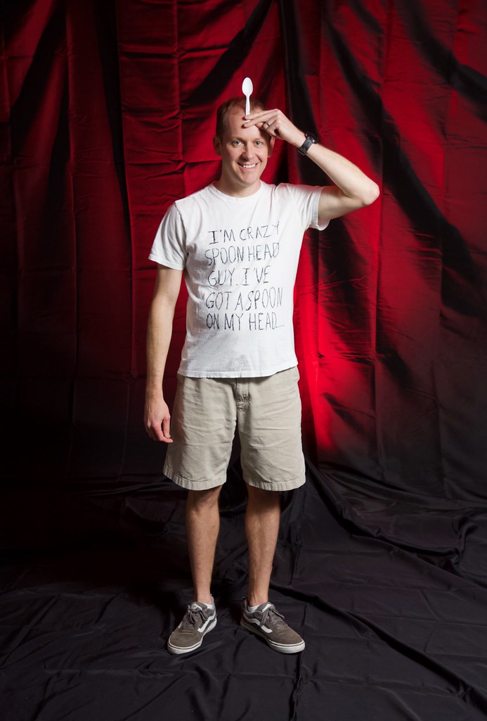 Chris Arrington Crazy Spoon Head Guy Dinoween Flickr