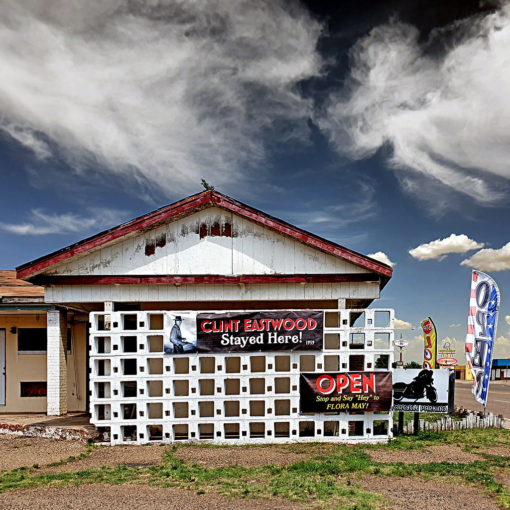 Tucumcari, New Mexico, USA Clint Eastwood Stayed Here ! 19… Flickr