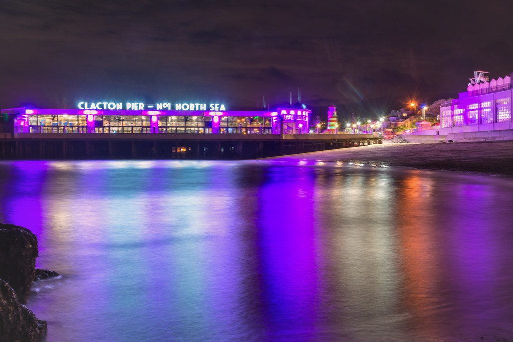 Clacton Pier Clacton Pier No 1 North Sea photography © J… Flickr