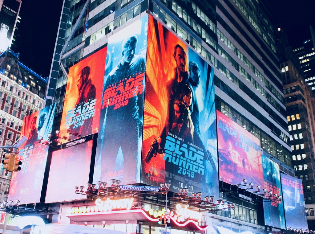 Blade Runner 2049 Electronic Billboard 2017 NYC 0711B Flickr